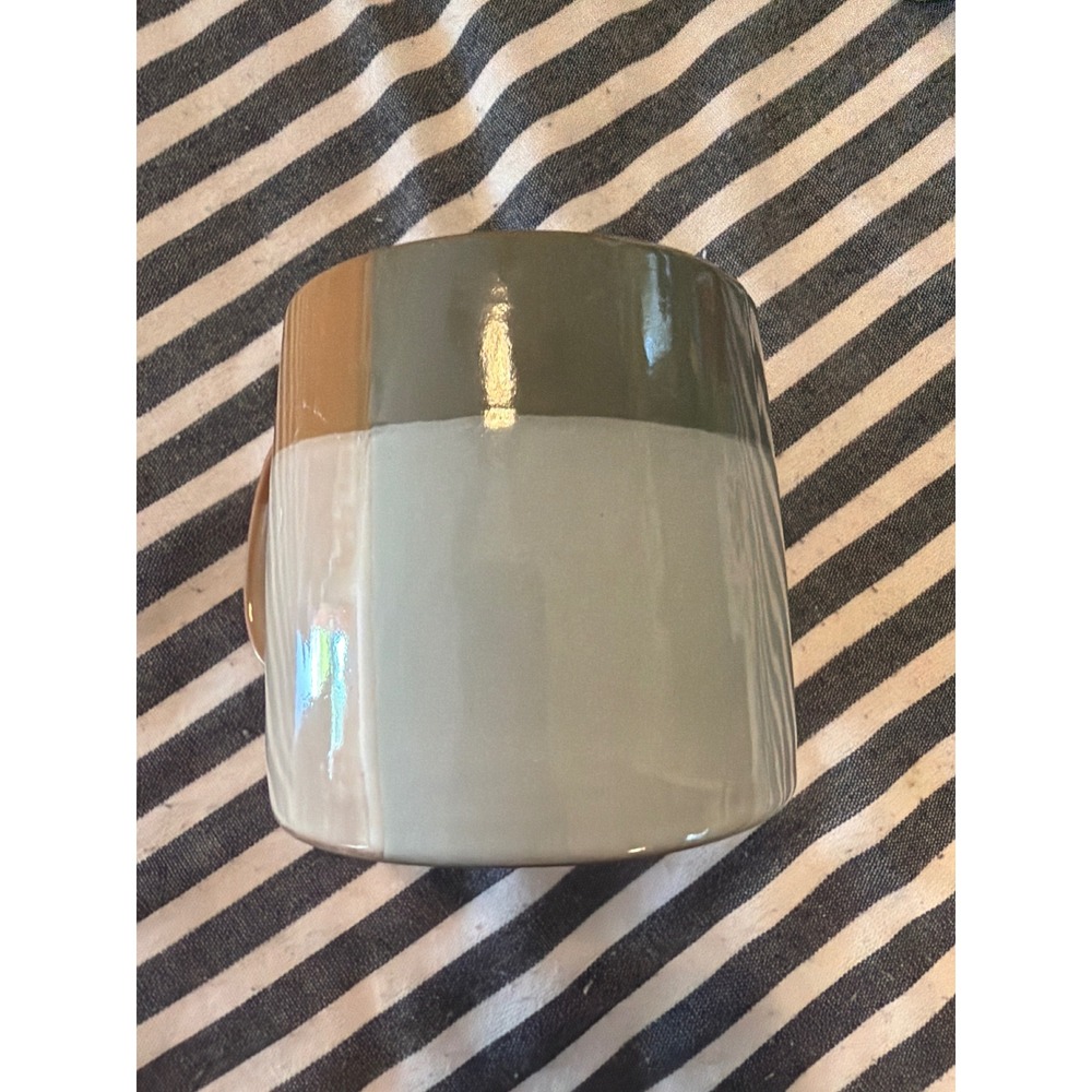 Gibson Home Stoneware Coffee Mug Colorblock Minimalist Modern Cup